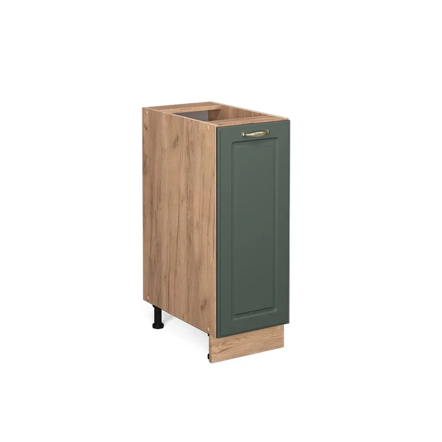 Vicco Apothekerschrank Fame-Line Landhaus Eiche Grün-Gold Breite: 30 cm - Bild 3