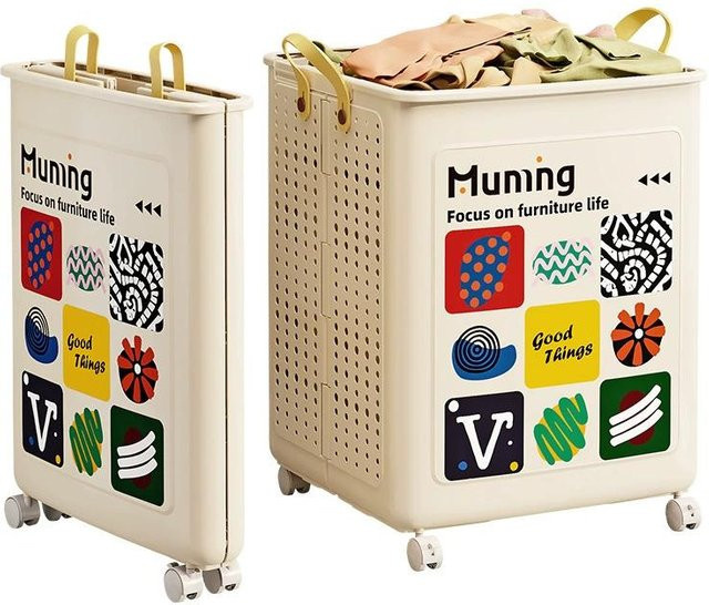 Faltbarer Wäschekorb von World-class Emporium als großer Spielzeugorganizer für Bad und Zuhause - Bild 1