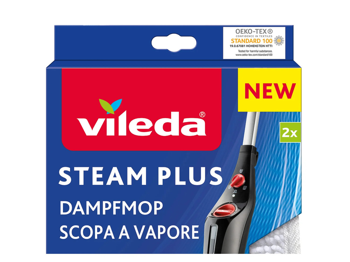 Vileda Steam Plus Ersatzbezug für Dampfreiniger in Weiß - Bild 3