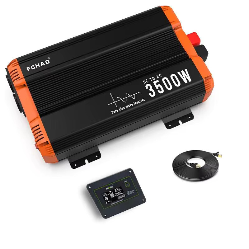 FCHAO Wechselrichter 3500 Watt 24V DC zu 220V/230V AC Reiner Sinuswellen-Wechselrichter mit EU-Stecker für Wohnmobile und Outdoor-Reisen - Bild 6