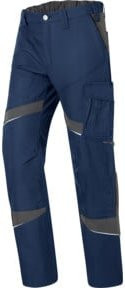 Kübler Arbeitshose ACTIVIQ cotton+ HIGH PSA 2 in Dunkelblau/Anthrazit mit Reflexstreifen und Knieschutztaschen, Größe 48 - Bild 1