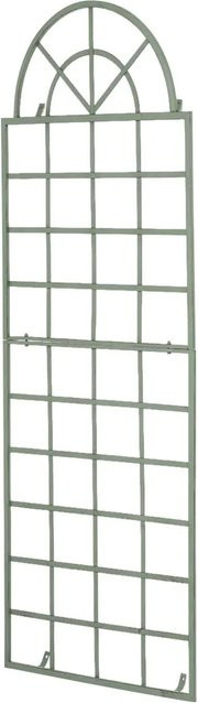 DELUKE Rankgitter GUNNAR Rankhilfe aus Metall in Antik-Grün, B: 70 cm, T: 1 cm, H: 180 cm - Bild 1