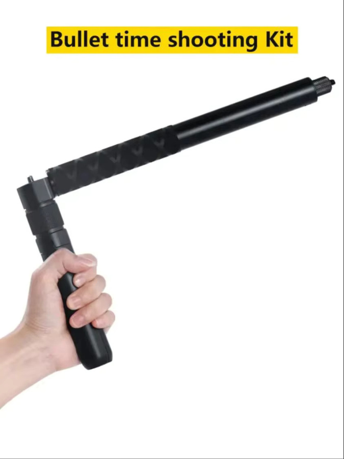 Insta360 Unsichtbarer Extended Edition Selfie Stick und Skalierbares Einbeinstativ in Schwarz für Insta360 X2 X3 X4 und GoPro 12 11 10 9 8 - Bild 2