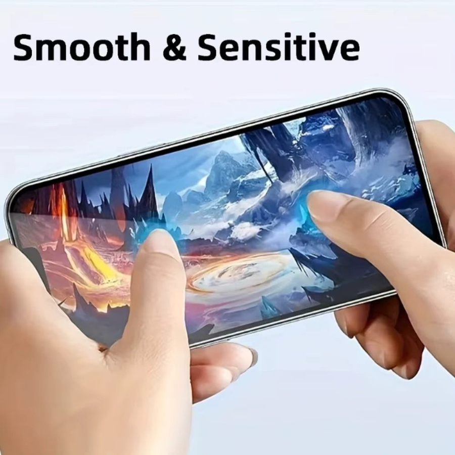 10er Set Schutzfolien für iPhone: 5 Stück 9D Black Edge gehärtetes Glas und 5 Stück Kameraschutzfolien, Schwarz und Transparent - Bild 3