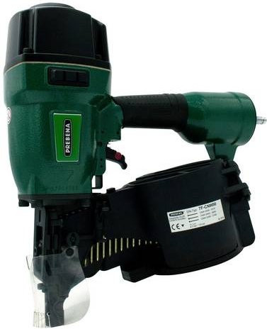 Prebena Druckluft-Nagelpistole Coilnagler 7F-CNW90-S01 in Grün mit 8 bar - Bild 1