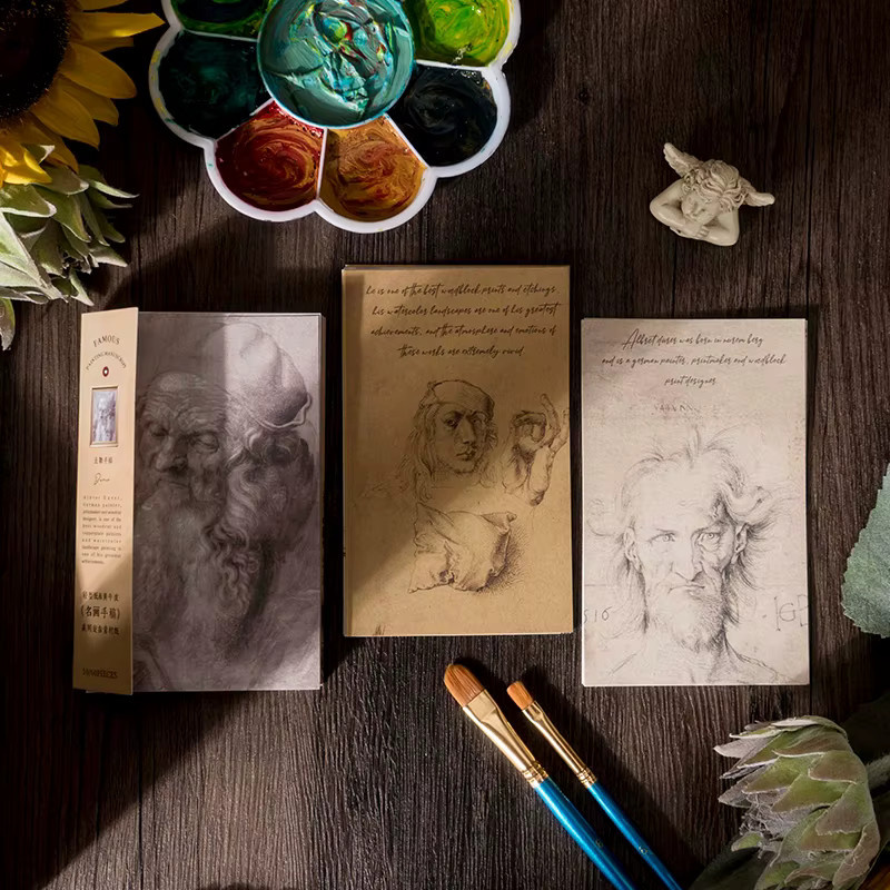 Morgenregen Vintage Kraftpapier-Notizen im Ins-Stil für Junk-Journal und Kunsthandwerk - Bild 3