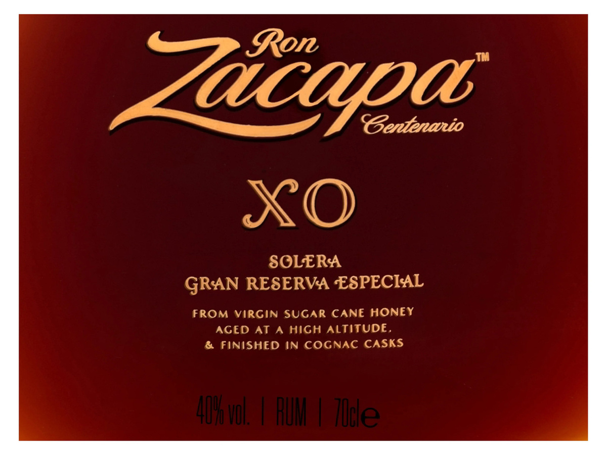 Ron Zacapa Centenario XO Solera Gran Reserva Especial Rum 0,7 l - Bild 3