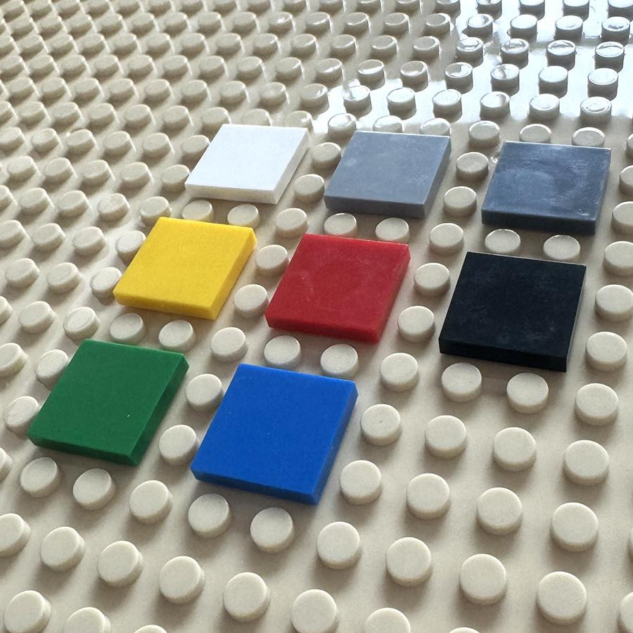 Affenmann DIY Bausteine 2x2 Figur Ziegel Keramik Fliesen 50-teiliges Set - Bild 1