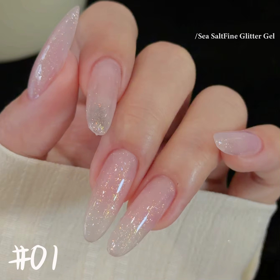 MISS SHAKA Nagellack, Nude Pink, Glitter Gel, Glänzend - Bild 2