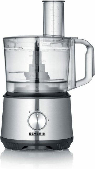 Severin KM 3892 Multifunktionale Küchenmaschine in Silber mit Edelstahl und Glas - Bild 1