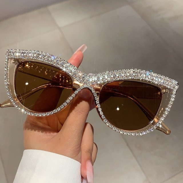 KAMMPT Cat-Eye Sonnenbrille, Vollrand, Metall, Damen - Bild 1