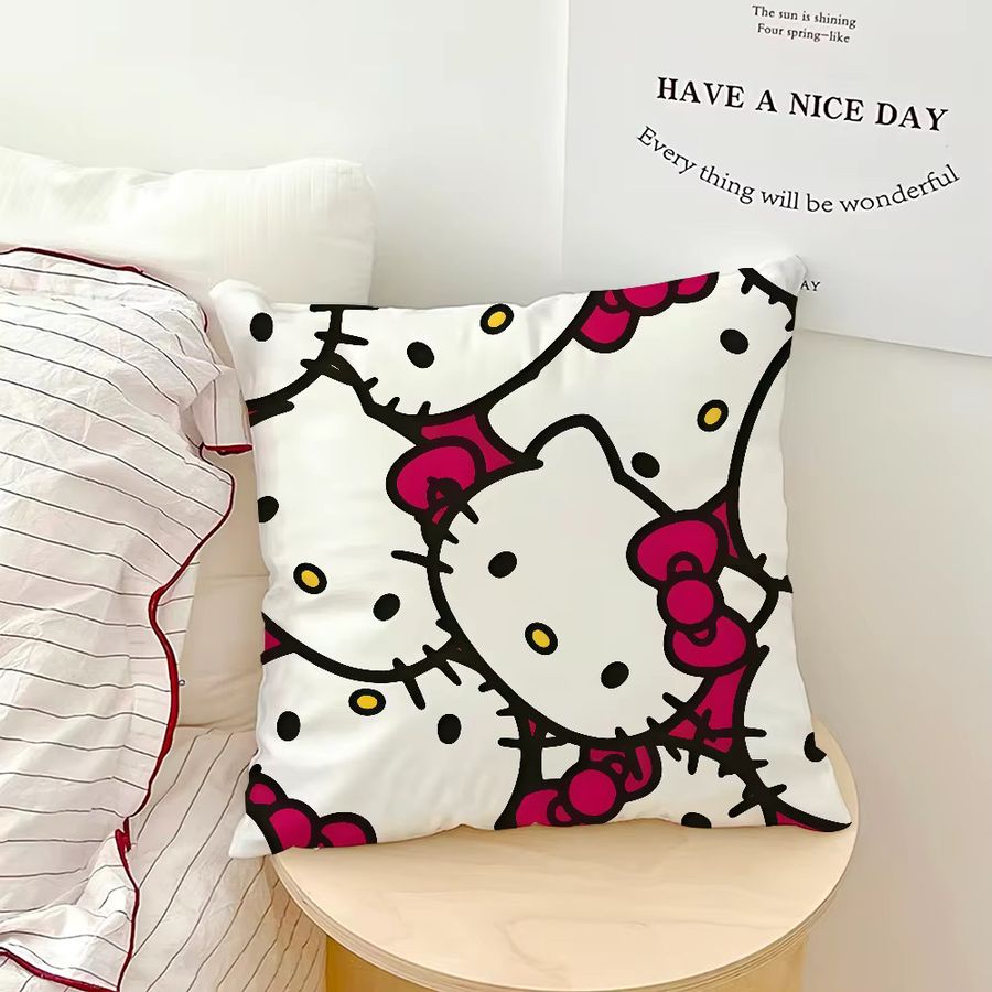 Sanrio Kissenbezug mit Schleifen-Muster in Rosa für dein Wohnzimmer-Dekor - Bild 6
