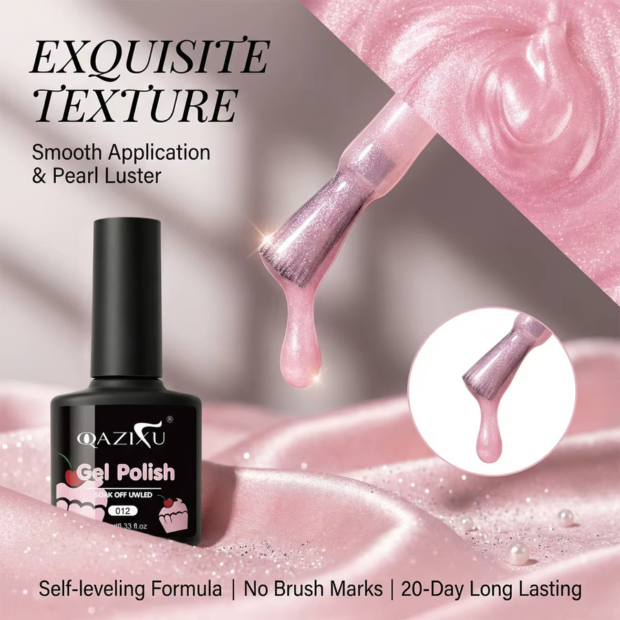 QAZIXU Gel-Nagellack-Set, Glänzend, Unisex - Bild 2