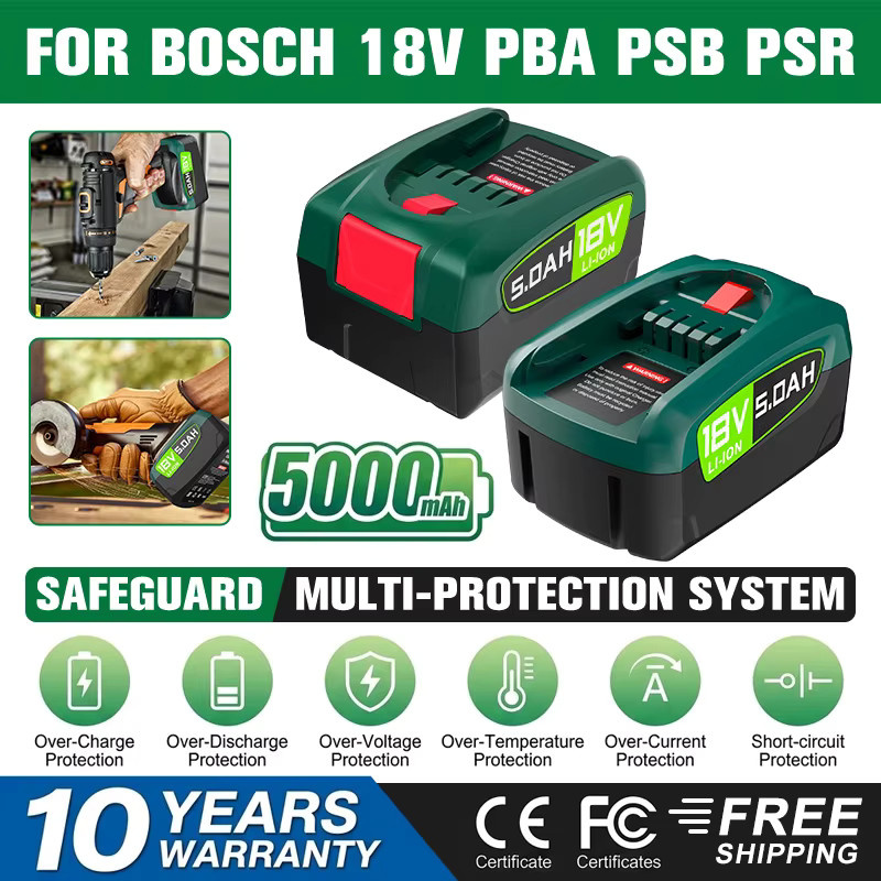 Bosch Akku 18V Lithium-Ersatzakku für Heim & Garten Werkzeuge PBA 3,5Ah - Bild 2
