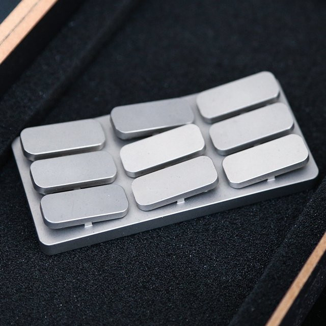 AHHLCLT 9 Schlüssel Zappeln Clicker, Edelstahl, Stressabbau Spielzeug - Bild 1