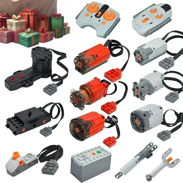 ZHWENYIN Technische Teile, Power Functions Motor, Multifunktions-Servomotor, PF 8293 8883 Modell, kompatibel mit Leduo-Bausteinen, Zubehör - Bild 1