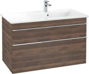 V&B Waschtischunterschrank Venticello in Grau, B/T/H: 95,3 x 50,2 x 50,2 cm - Bild 1