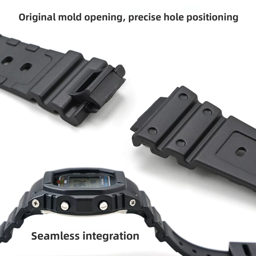 Casio Uhrenarmband-Set, Kunststoff, Herren - Bild 3