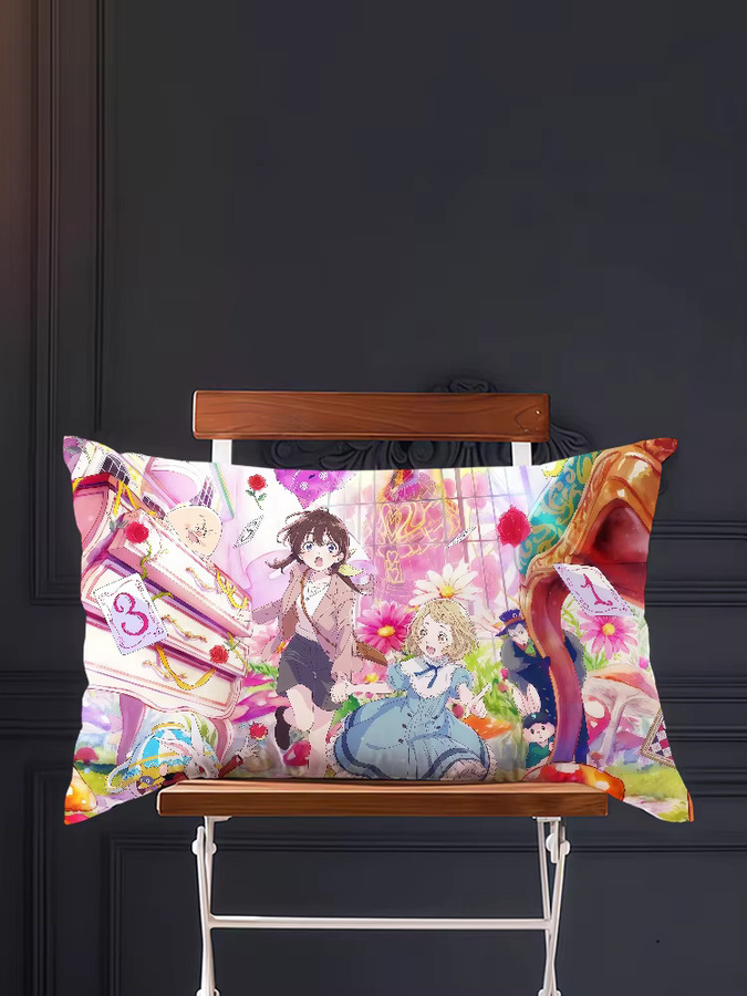 Sanrio D-Dive in w-Wonderland Kissenbezug mit niedlichem Anime Cartoon Design für Sofa und Wohnzimmer - Bild 6
