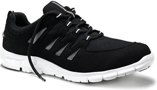Elten Berufshalbschuh Apache Black-White Low O1 in Schwarz-Weiß, Größe 43 - Bild 1