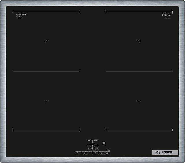 Bosch Serie 4 Induktionskochfeld NVQ645CB6E in Schwarz und Silber - Bild 1