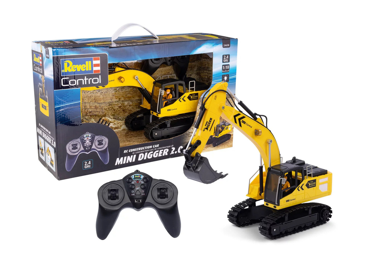 Revell RC Bagger Funktionsmodell 1:18 Metall - Bild 4