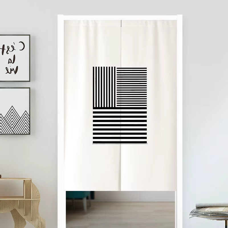 VIKAMA Minimalistische Sichtschutzvorhänge in Weiß für Schlafzimmer, Badezimmer und Küche mit Rod Pocket Montage - Bild 1
