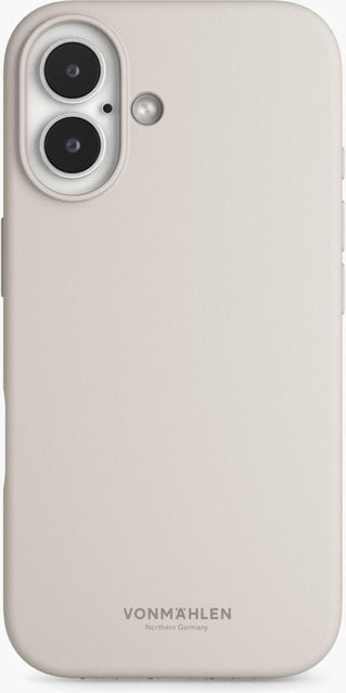 Vonmählen Soft Silicone Case MagSafe kompatible Schutzhülle für iPhone 16 in Beige - Bild 1