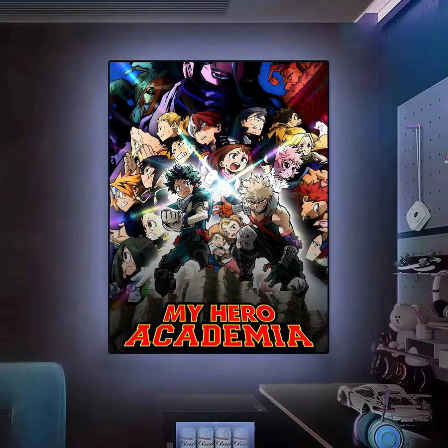 Kayou My Hero Academia Anime Poster, dekorative Illustration in Mehrfarbig, modernes Wandgemälde aus Papier - Bild 6