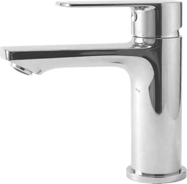 AICA Hoch Waschtischarmatur Kalt-Warm in Chrom mit bleifreien Wasserwegen und KTW-Zertifizierung - Bild 1