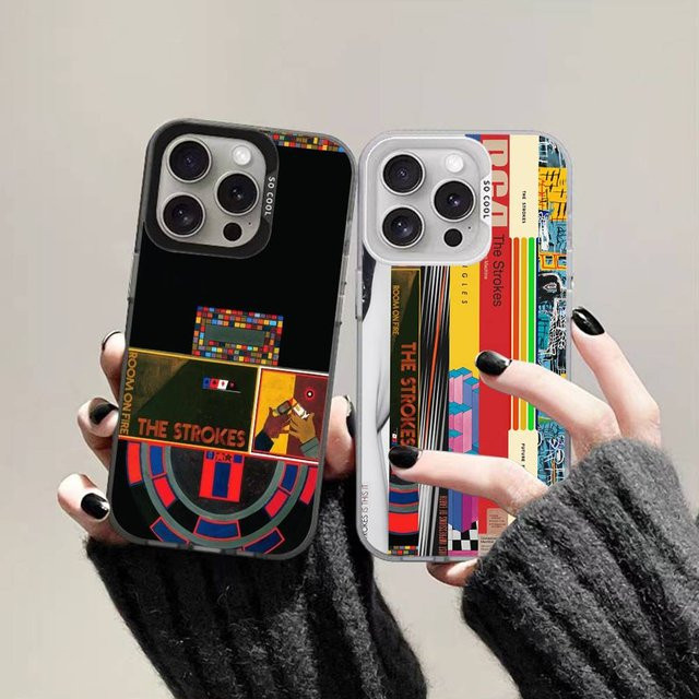 Mesuca Stoßfeste Handyhülle The Strokes Is This It Design für iPhone 11 bis iPhone 17 Pro Max Plus Multicolor - Bild 1