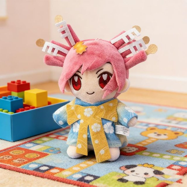 Yiran toy Kasane Teto Plüschtier, Anime, 25cm, ab 0 Jahren - Bild 1