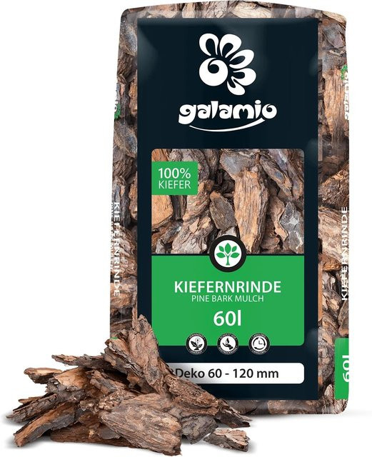 Galamio Rindenmulch Kiefer Braun 60 l - Bild 1