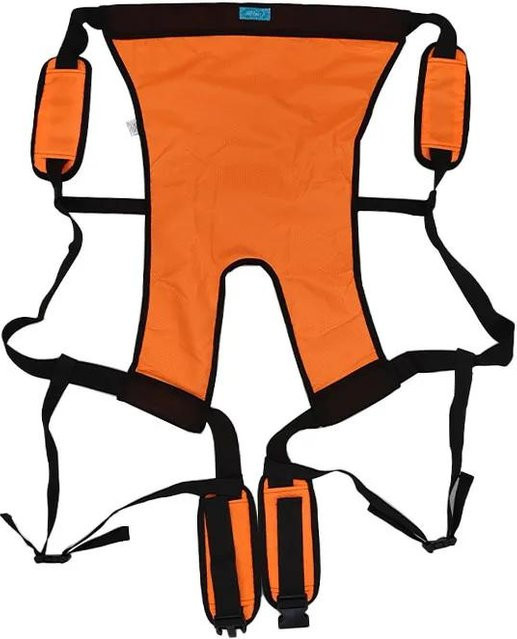Yuwell Kinder Transfer Hebe Schlinge Tragbarer Hilfsgürtel in Orange für Rollstuhl und Fahrzeug Transfer - Bild 1