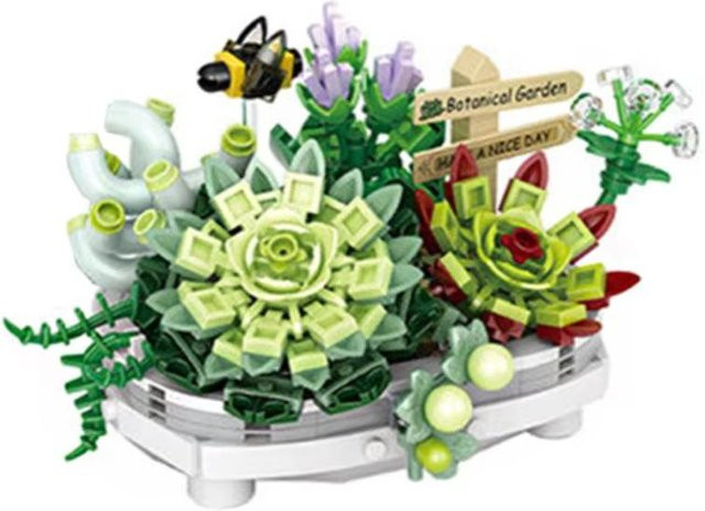 Binchi Keji Travel Blumenstrauß Bausteine, Rose, ab 6 Jahren - Bild 1