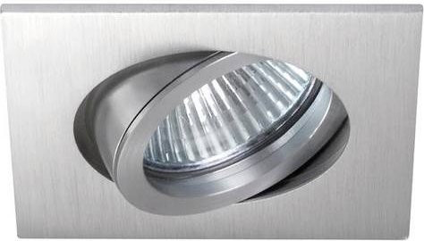Brumberg 6517 LED Einbauring quadratisch in Weiß und Silber aus Aluminium mit GU5.3 Fassung und 50W Leistung - Bild 1