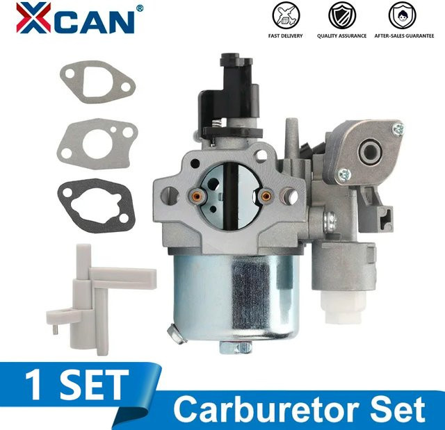 XCAN Vergaser-Set für Subaru Robin EP17 EX17D EX17 EX13 SP17 SP170 Motorkarte inklusive Dichtungen in Silber - Bild 1