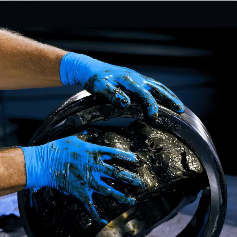 INMAICH Einweg Nitrilhandschuhe Blau, puderfrei, 4Mil, Industriequalität für Reinigung und Mechaniker - Bild 5