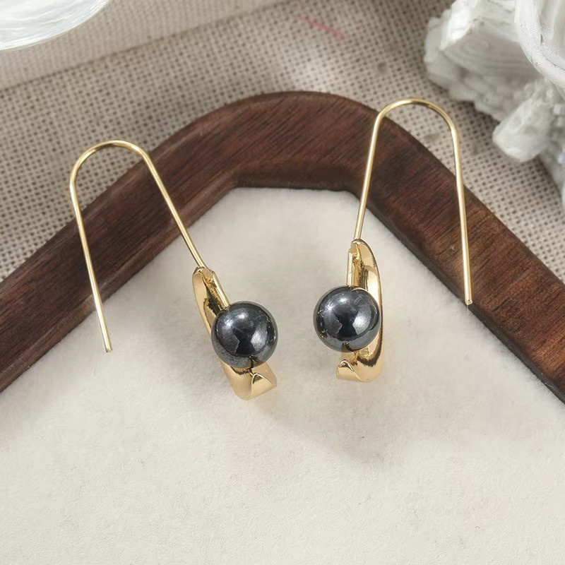 YoYo Ohrringe, Bicolor, Perle, Gold und Silber, Damen - Bild 2