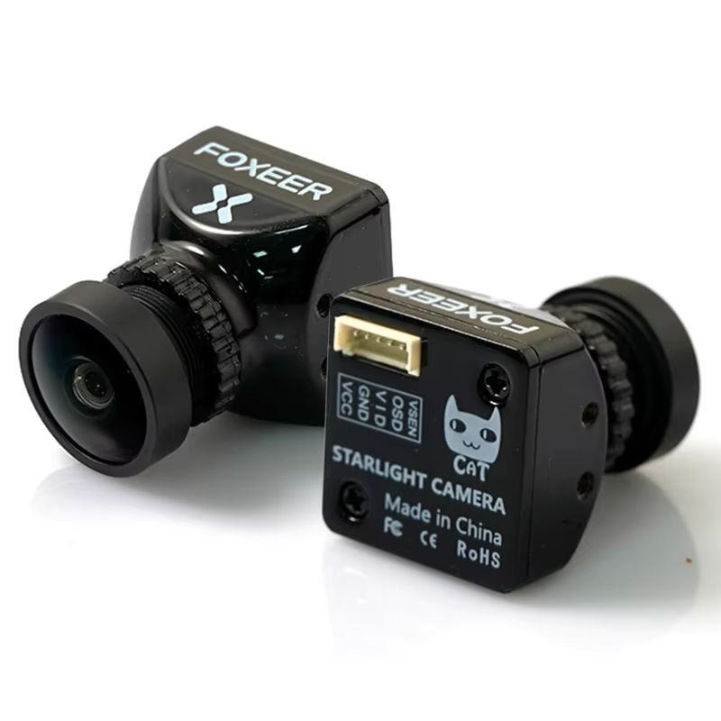 Foxeer CAT4 Mini Micro Cat 4 FPV-Kamera mit 1200TVL Starlight Sensor und geringer Latenz in Schwarz - Bild 7
