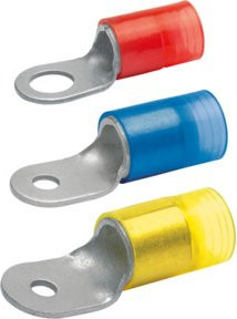 Klauke Quetschkabelschuh 25qmm isoliert in Kupfer und Multicolour 654/8 - Bild 1