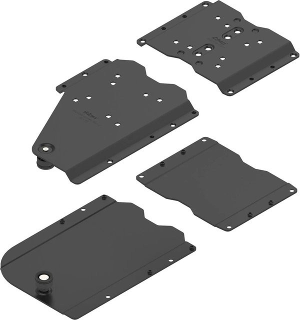 Blum Pocketverbinder-Set Revego duo für Aufsatzschrank 18-19 mm Rechts in Schwarz Matt - Bild 1