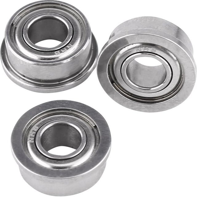 10 Stück CosyHome F684ZZ Miniatur-Flanschkugellager aus Stahl in Silber, B/D/H: 4 x 9 x 4 mm für deinen 3D-Drucker - Bild 1