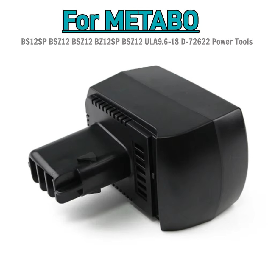 Metabo 12V Akku BZ12SP in Schwarz für Hand-Akku-Bohrgeräte BS12SP BSZ12 SSP12 - Bild 4