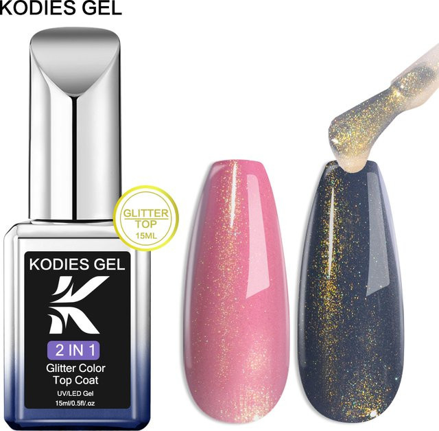 KODIES Gel-Nagellack, Gold, 15 ml - Bild 1