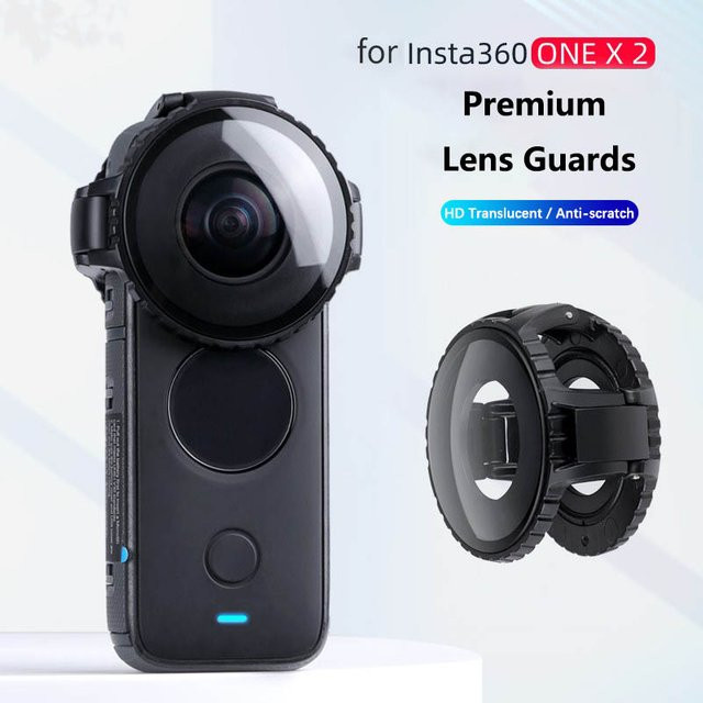 Insta360 One X2 Premium Objektivschutz und Bildschirmabdeckung in Schwarz - Bild 1