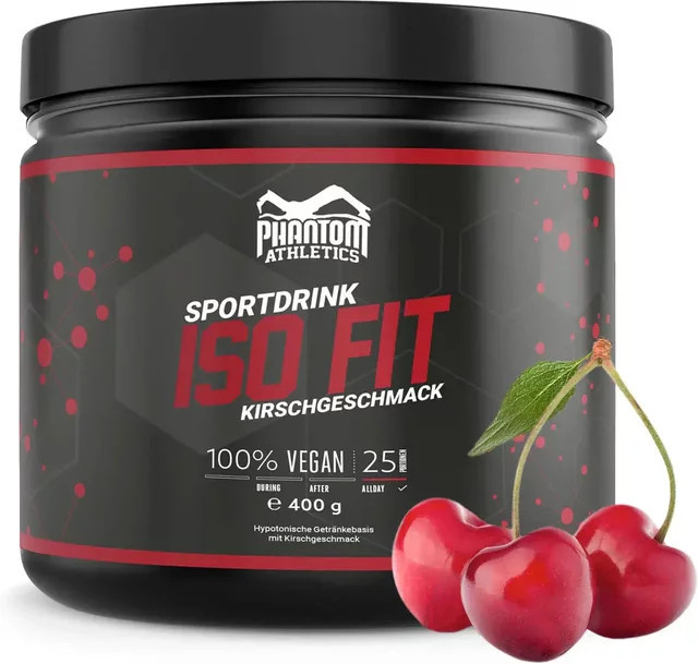 Phantom Athletics, Sportgetränk, Kirsche, 1,0 l - Bild 1