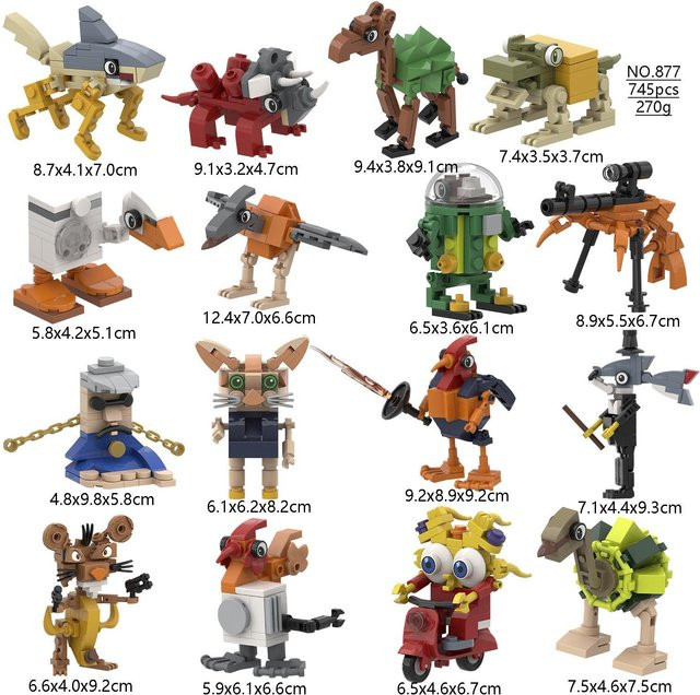 Linyi toy Tiere Zubehör, Kunststoff, Bunt / Mehrfarbig - Bild 1