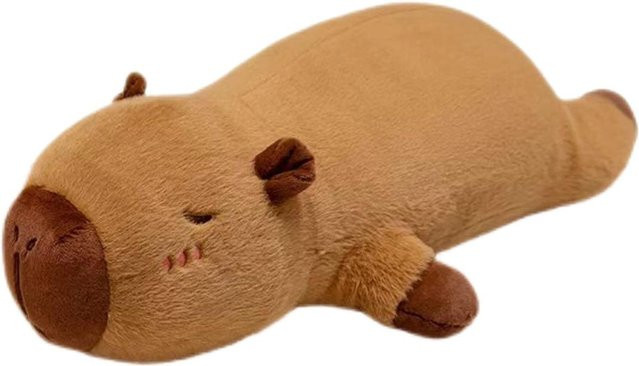 Yiran toy Kawaii Kapibara Plüschtier, Stofftier, 45cm, ab 14 Jahren - Bild 1