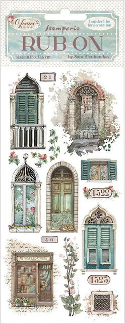 Rub On Transferfolie Venice für Fenster - Bild 1